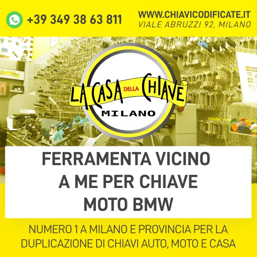 FERRAMENTA VICINO A ME PER CHIAVE MOTO BMW