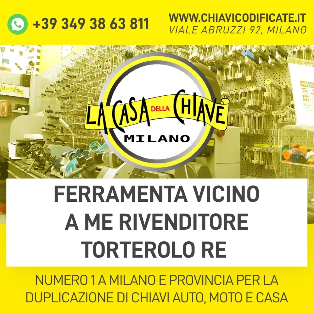 FERRAMENTA VICINO A ME RIVENDITORE TORTEROLO RE