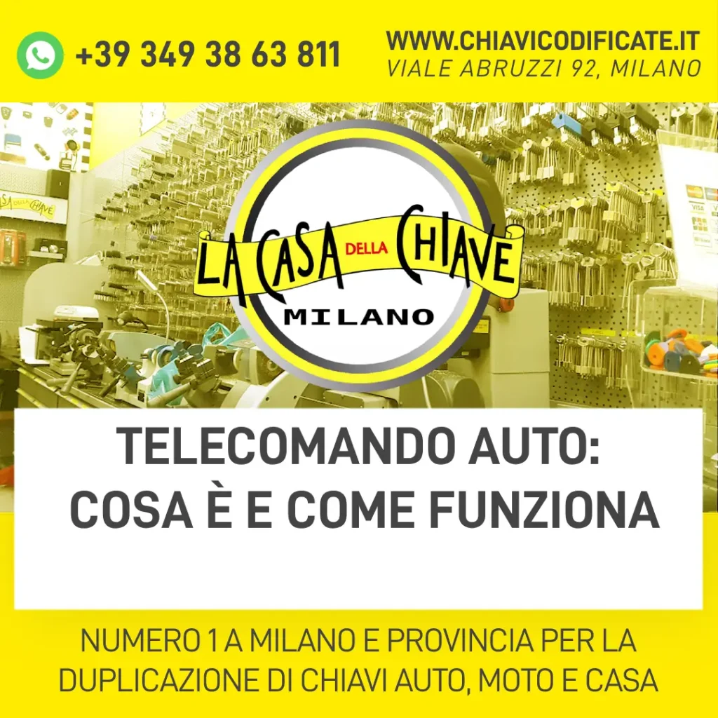 Telecomando auto cosa è e come funziona