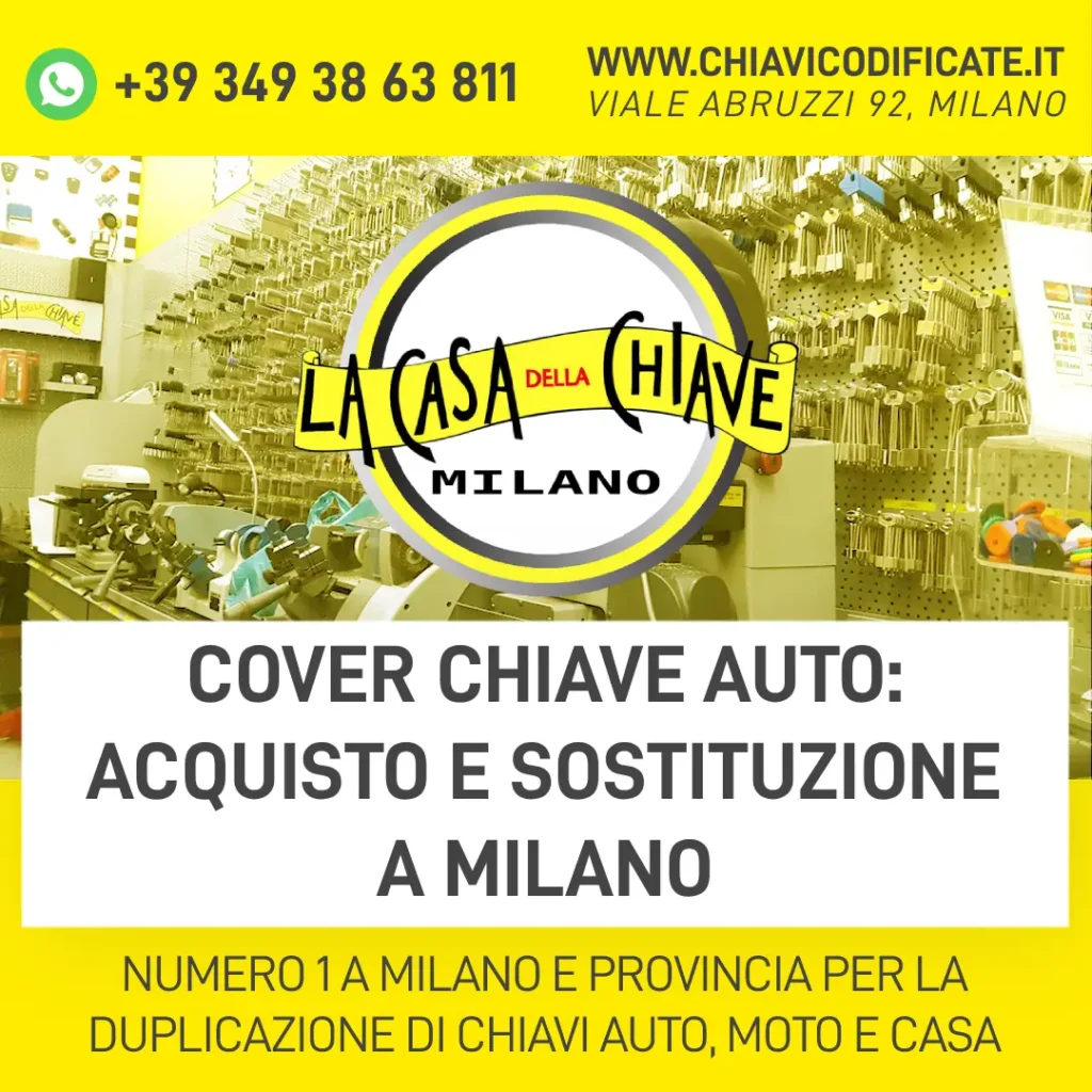 Cover chiave auto acquisto e sostituzione a Milano