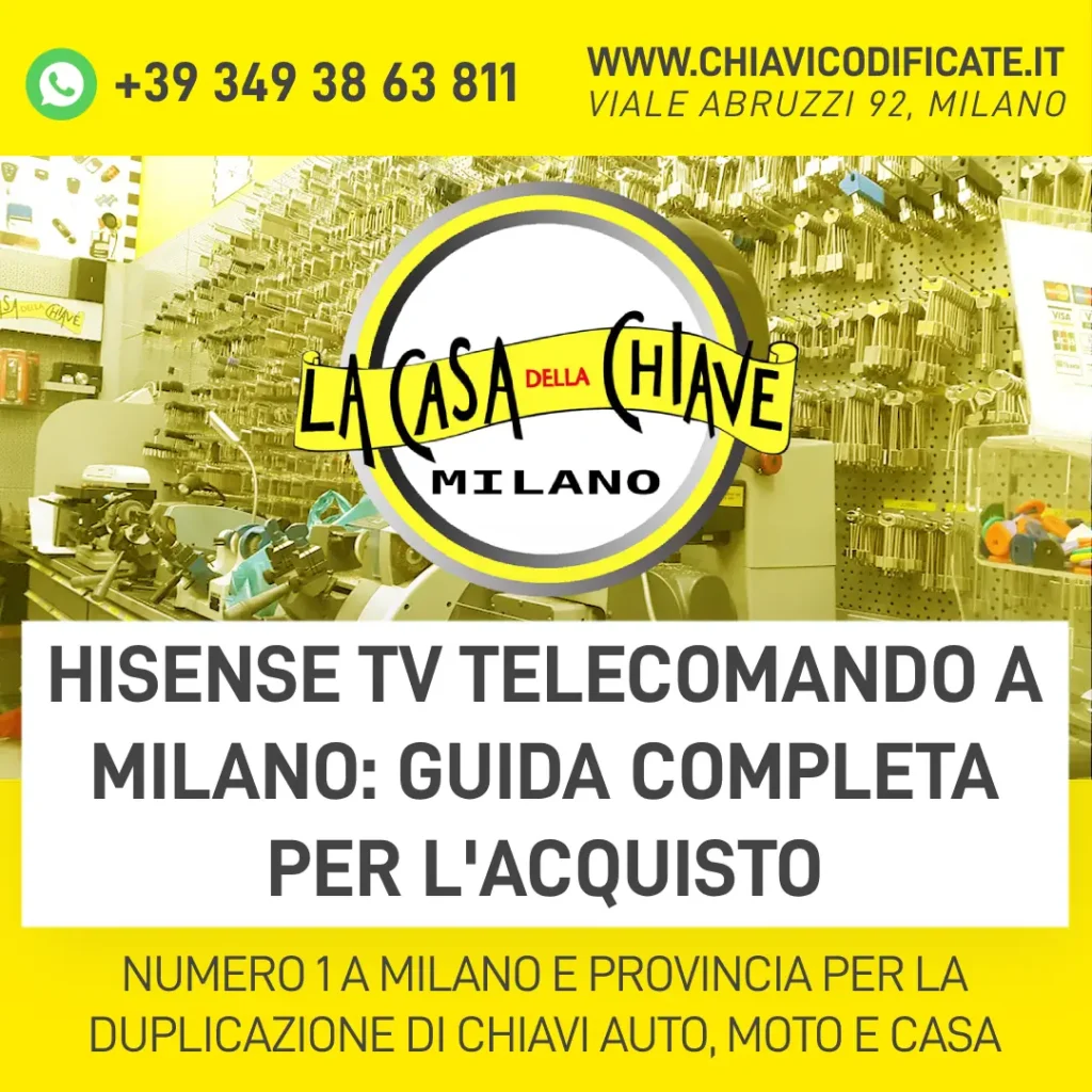 TV telecomando a Milano tutto quello che assolutamente devi sapere