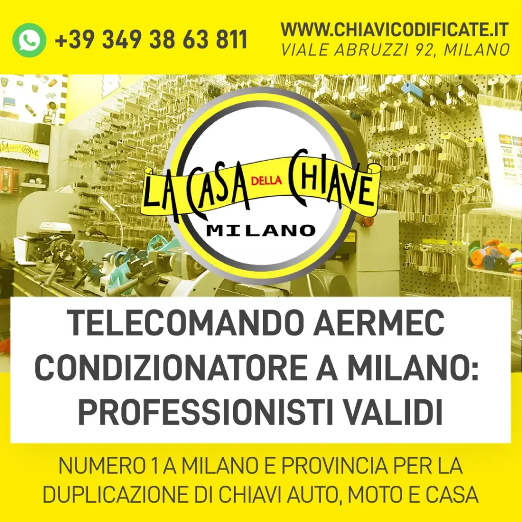 Telecomando Aermec condizionatore a Milano professionisti validi