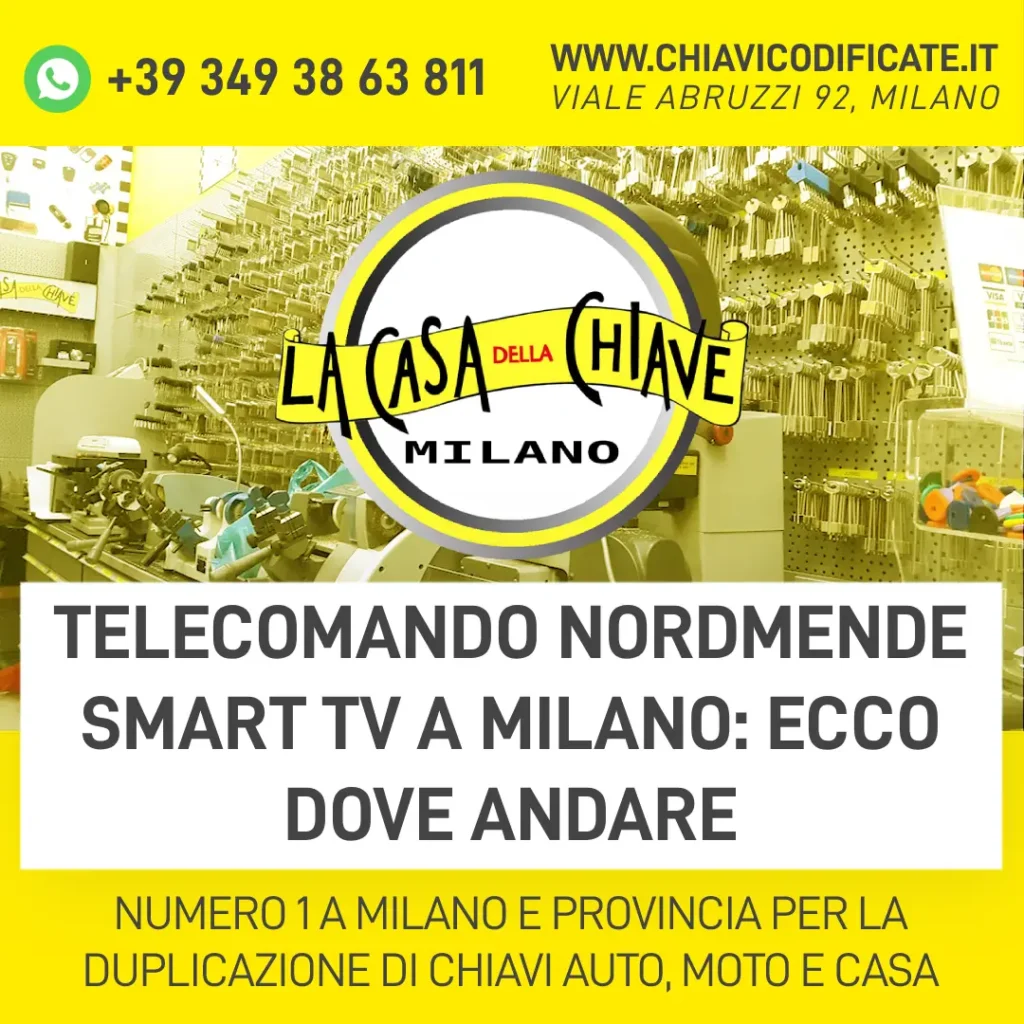 Telecomando Nordmende Smart TV a Milano ecco dove andare