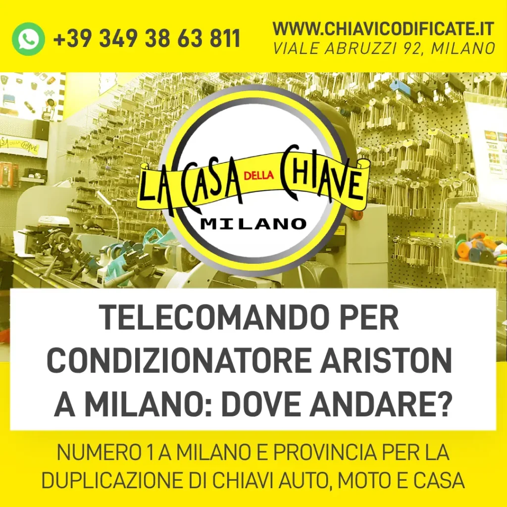 Telecomando per condizionatore Ariston a Milano dove andare