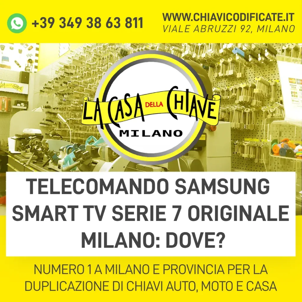 Telecomando Samsung smart tv serie 7 originale Milano dove