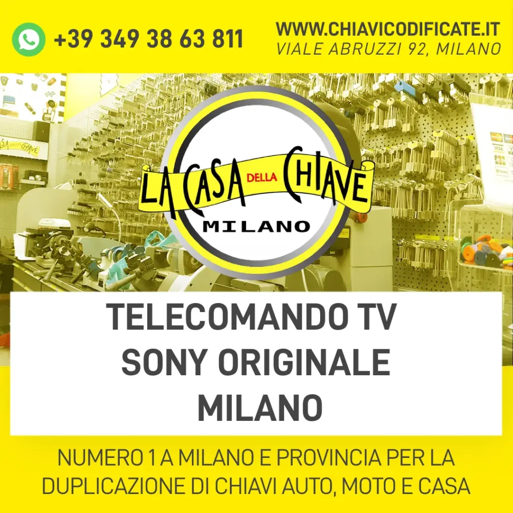 Telecomando TV Sony originale Milano