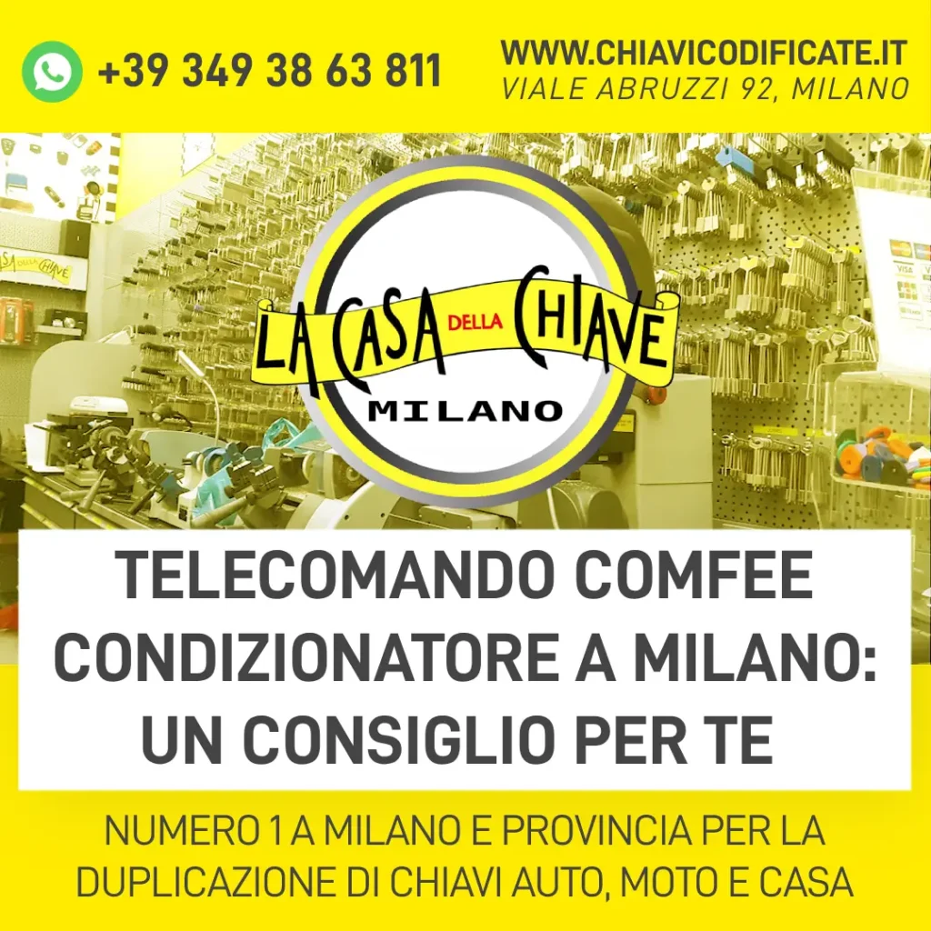 Telecomando Comfee condizionatore a Milano un consiglio per te