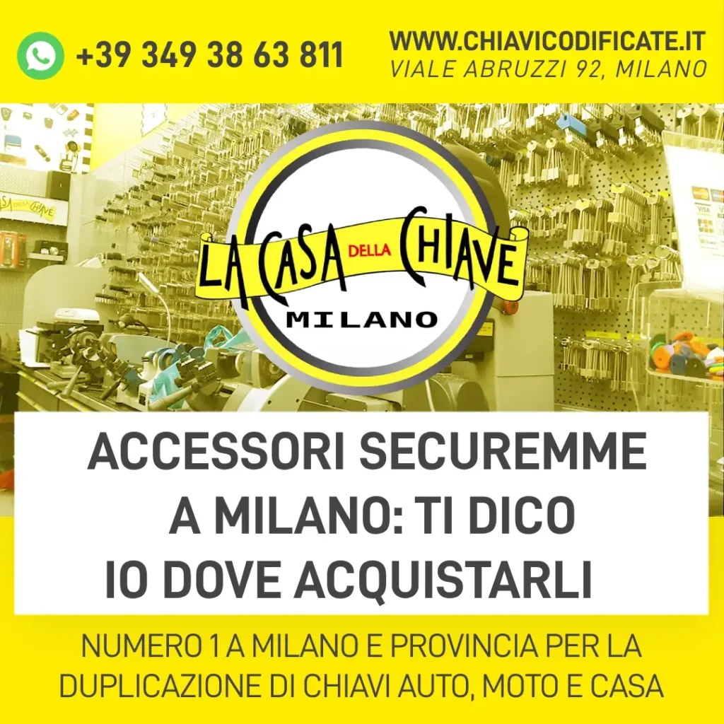 Accessori Securemme a Milano ti dico io dove acquistarli