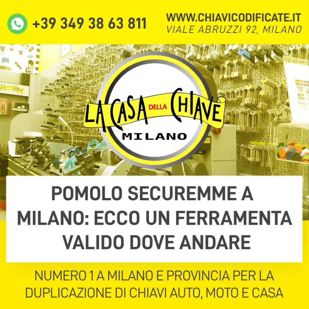 Pomolo Securemme a Milano ecco un ferramenta valido dove andare
