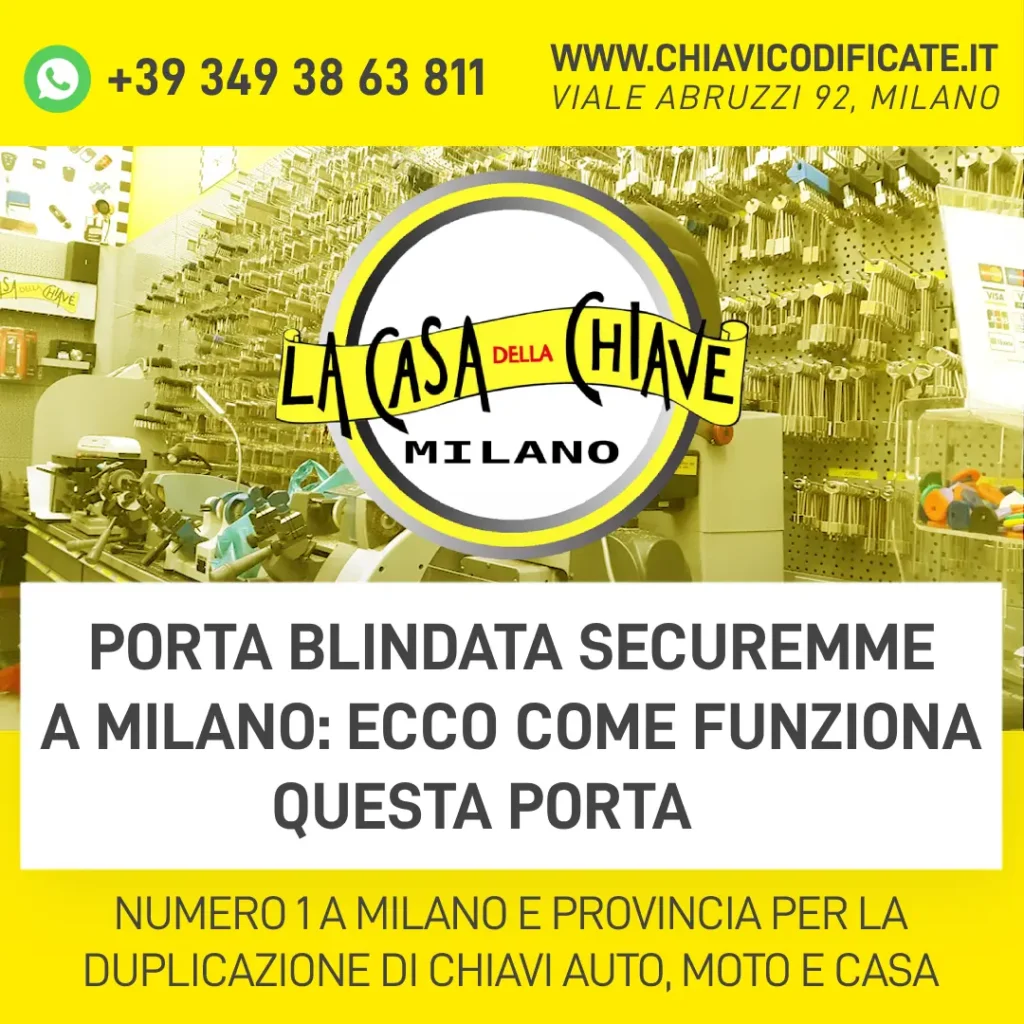 Porta blindata Securemme a Milano ecco come funziona questa porta