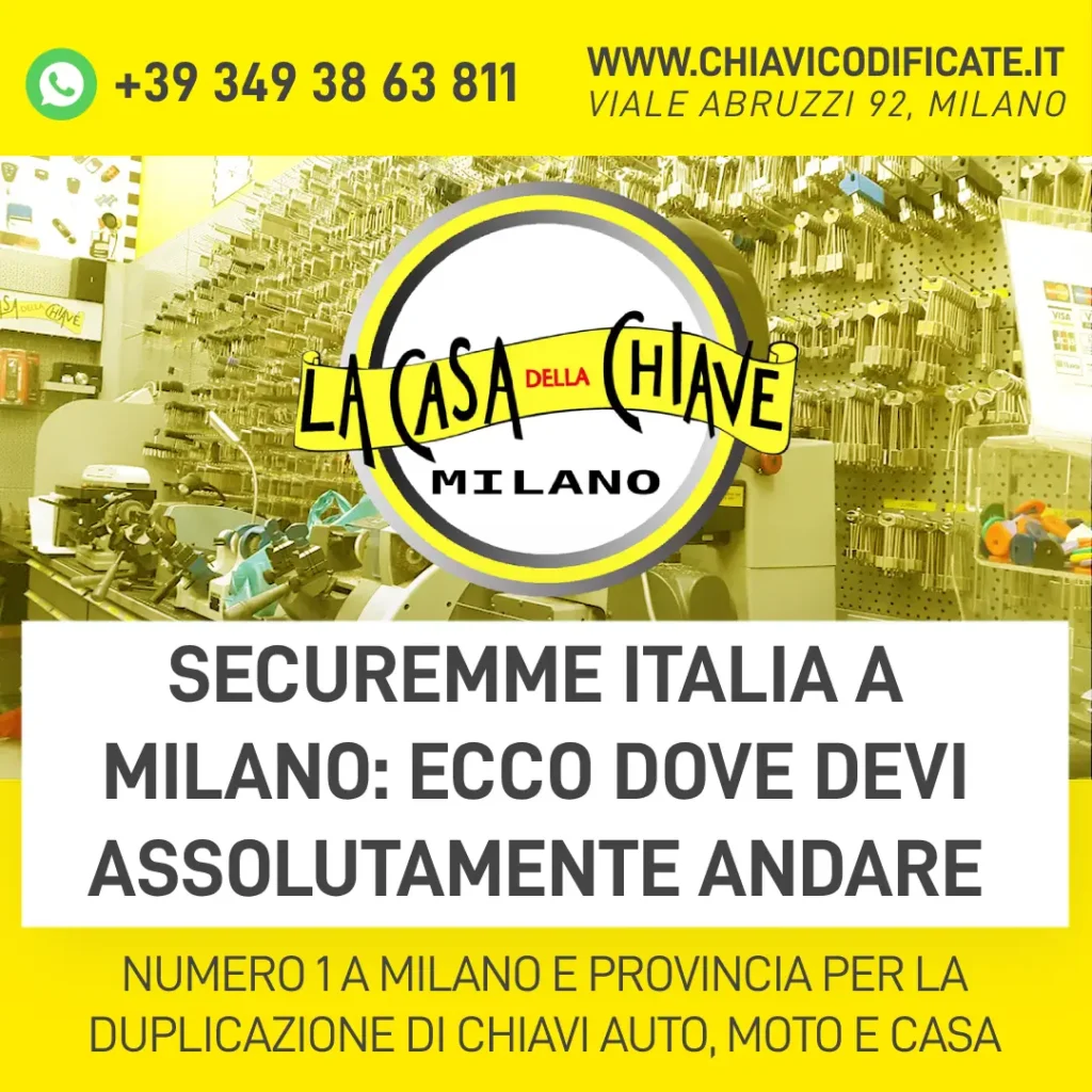 Securemme Italia a Milano ecco dove devi assolutamente andare