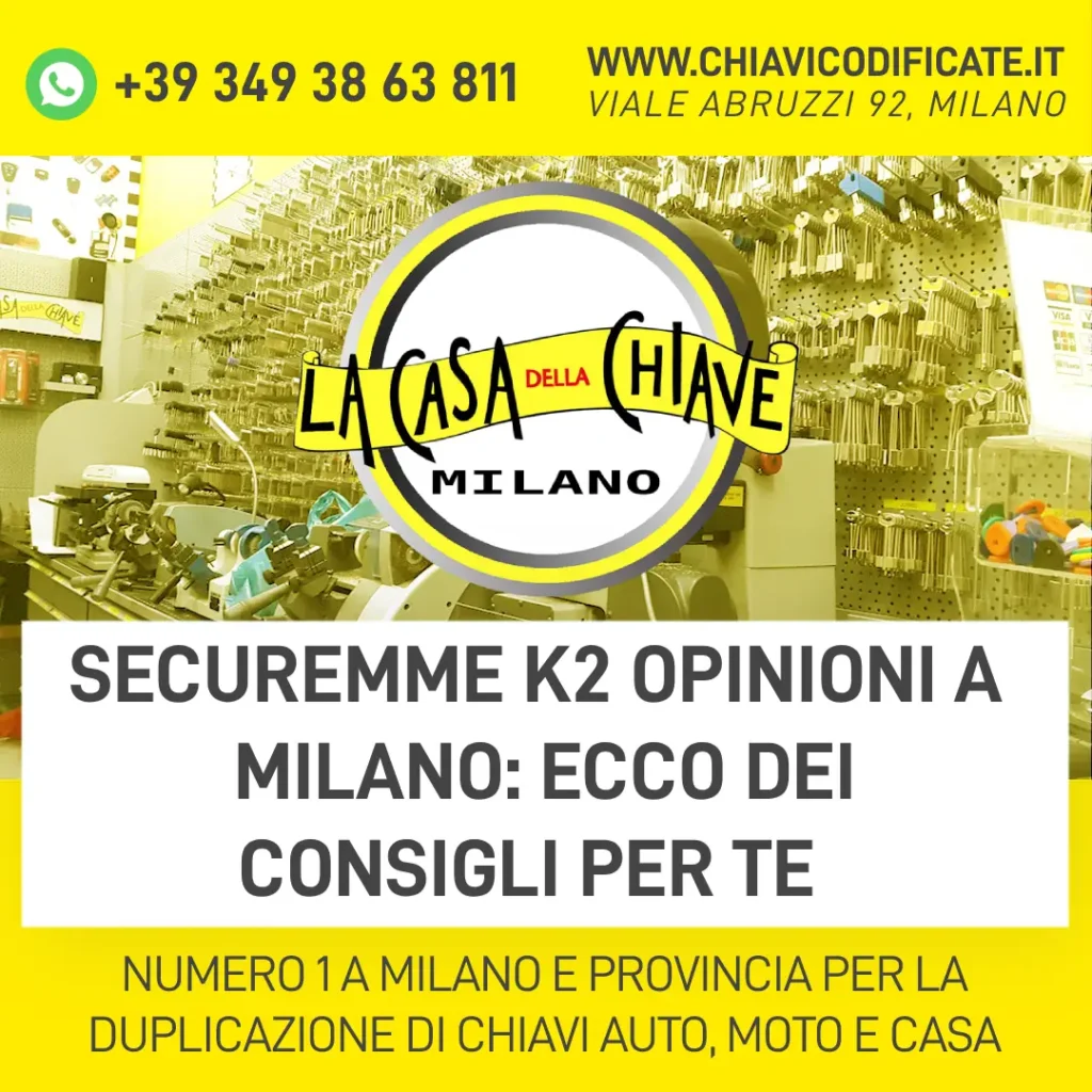 Securemme k2 opinioni a Milano ecco dei consigli per te