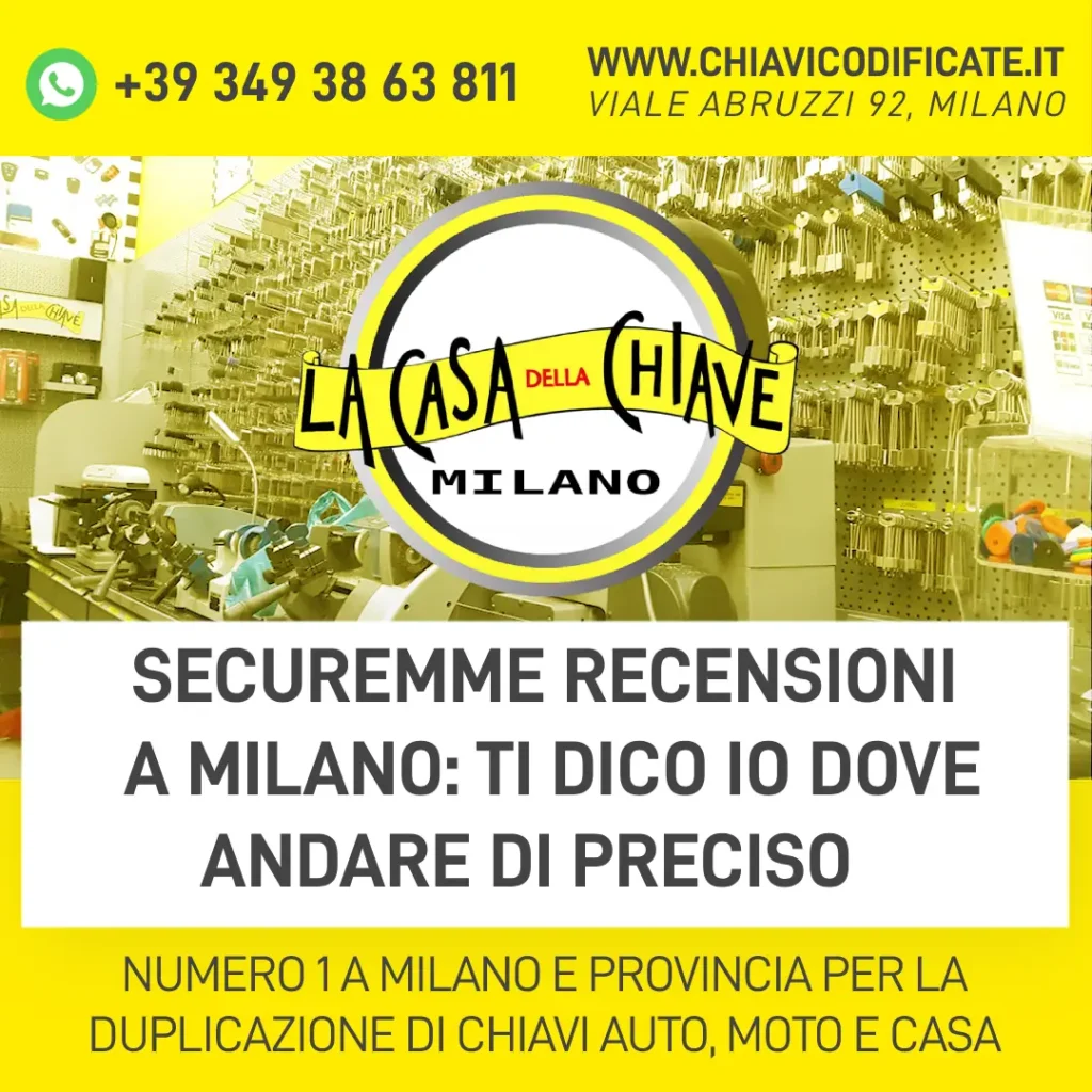 Securemme recensioni a Milano ti dico io dove andare di preciso