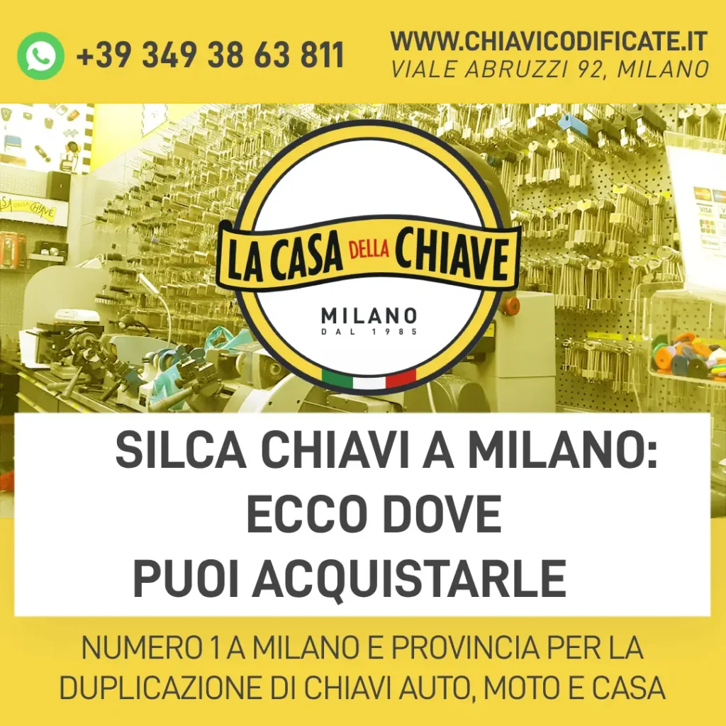 Silca chiavi a Milano ecco dove puoi acquistarle