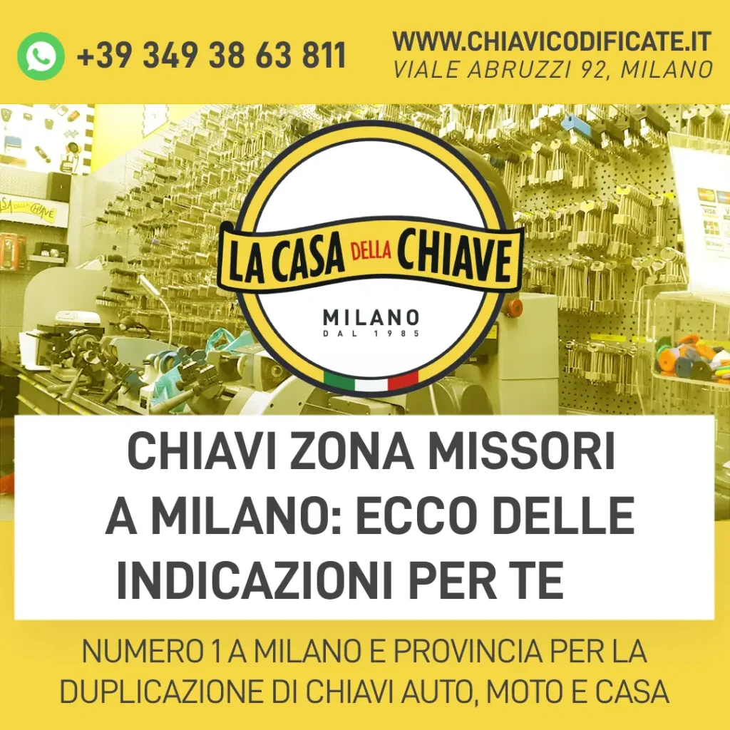 Chiavi zona Missori a Milano: ecco delle indicazioni per te