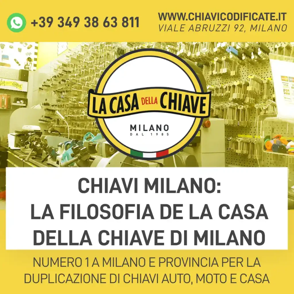 Chiavi Milano: la filosofia de La Casa della Chiave di Milano