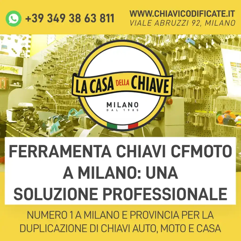 Ferramenta chiavi CFMOTO a Milano: una soluzione professionale