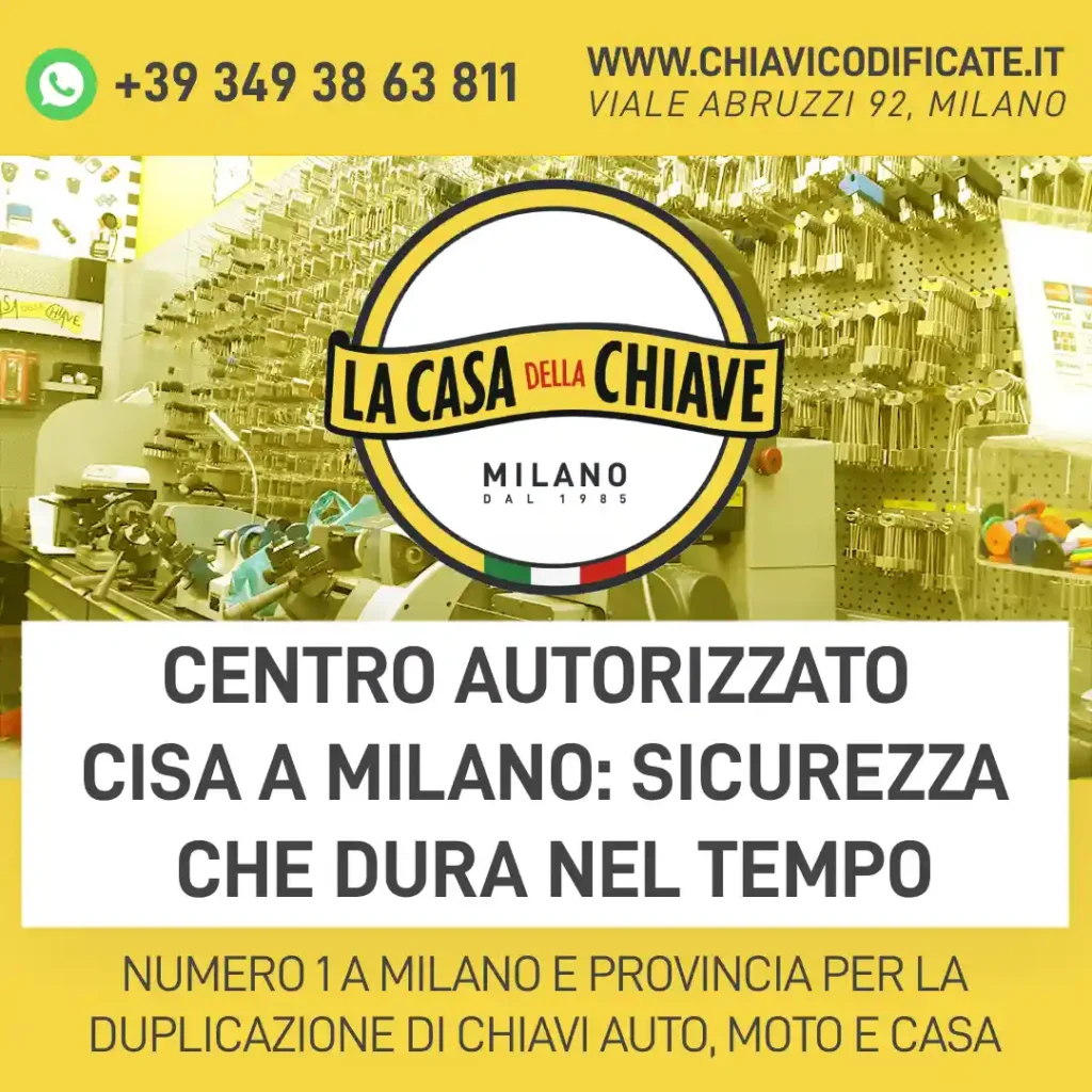 Centro autorizzato Cisa a Milano: sicurezza che dura nel tempo