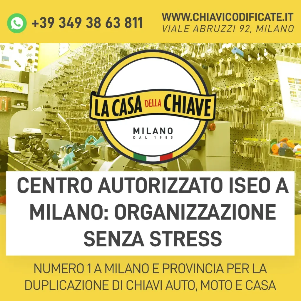 Centro autorizzato ISEO a Milano: organizzazione senza stress