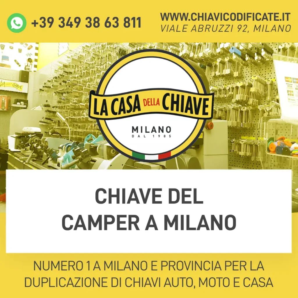 Chiave del camper a Milano