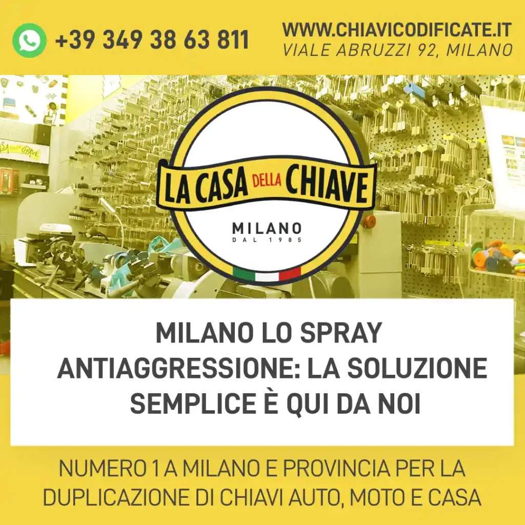 Milano lo spray antiaggressione: la soluzione semplice è qui da noi