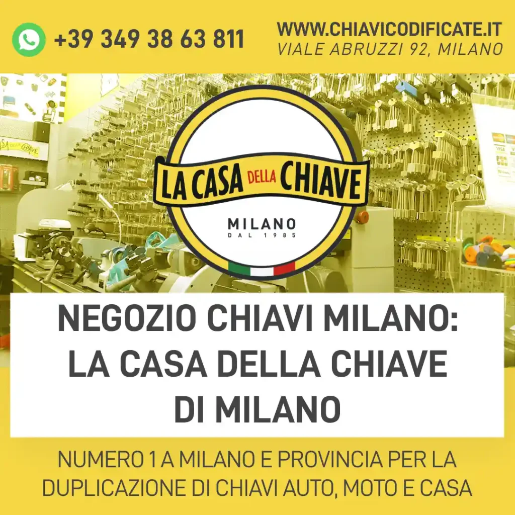 Negozio chiavi Milano: La Casa della Chiave di Milano