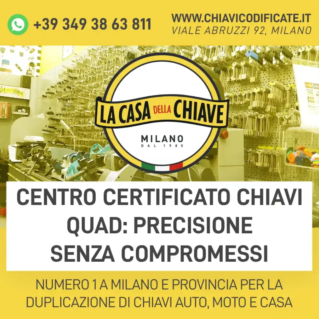 Milano Duplicato Chiave ABUS Plus: Servizio Immediato e Sicuro