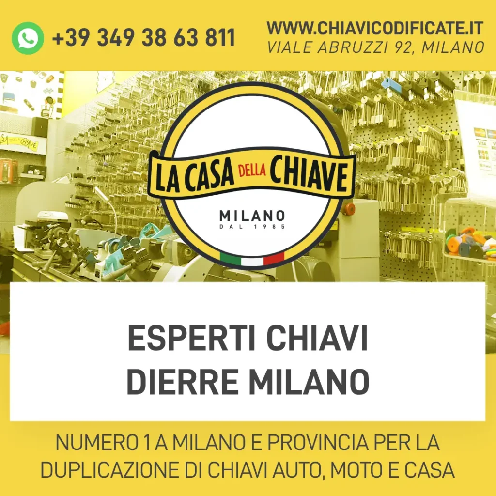 Esperti chiavi Dierre Milano