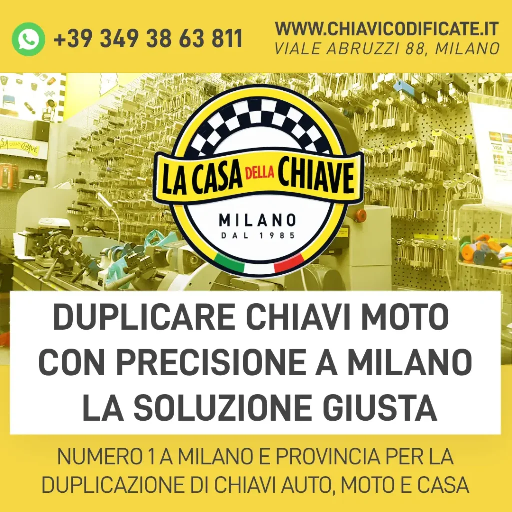 Duplicare Chiavi Moto con Precisione a Milano la soluzione giusta