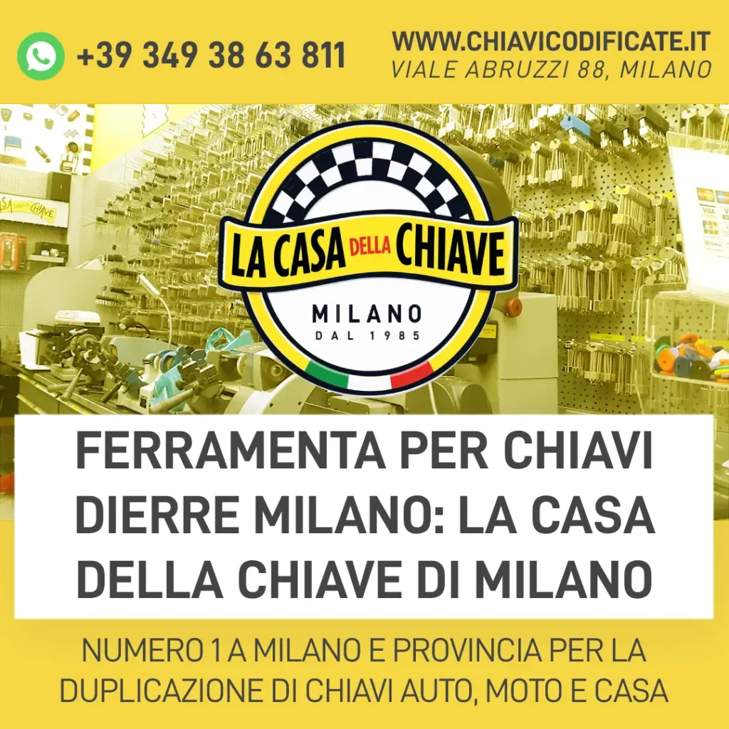 Ferramenta per chiavi Dierre Milano: La Casa Della Chiave di Milano