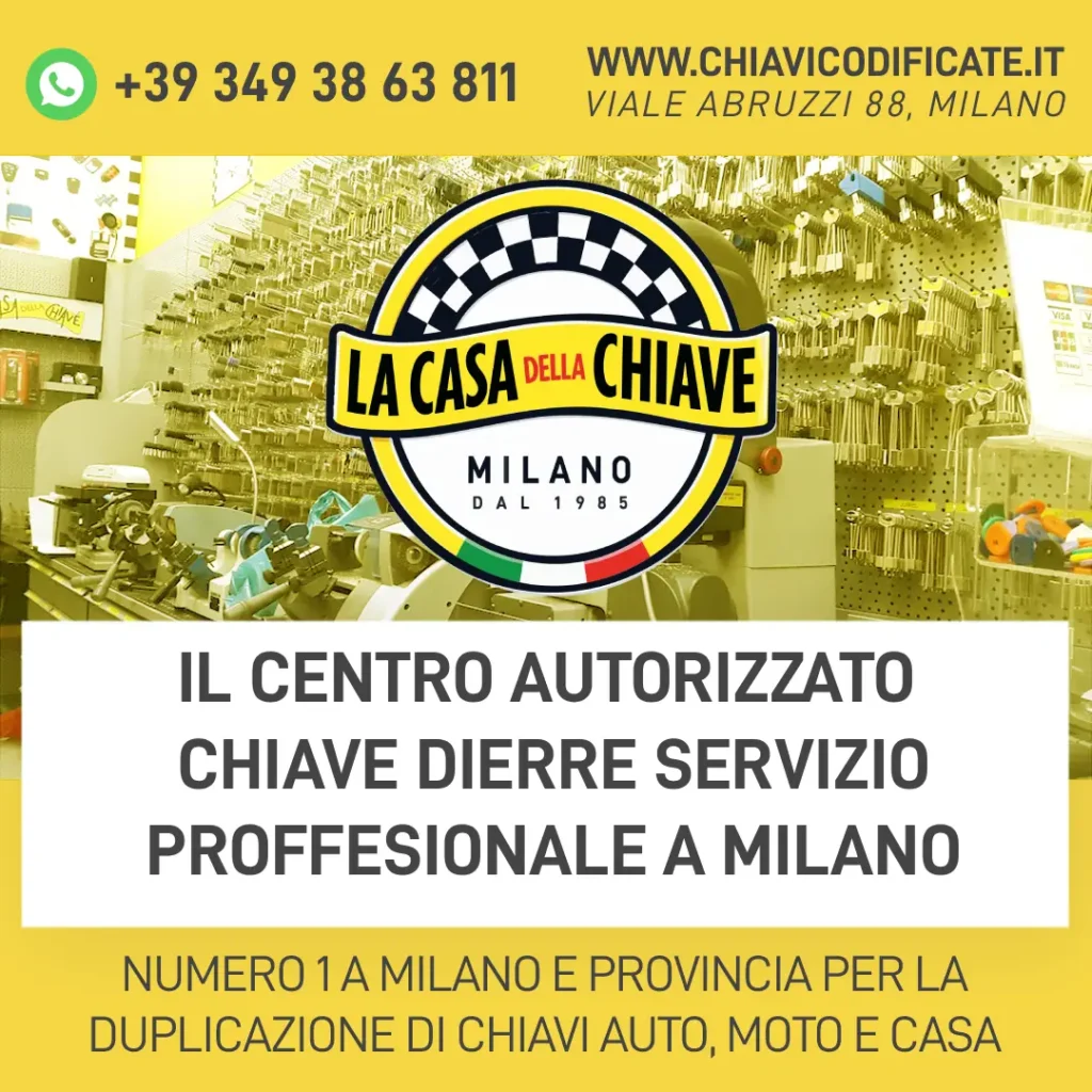 Il Centro Autorizzato Chiave Dierre Servizio Proffesionale a Milano