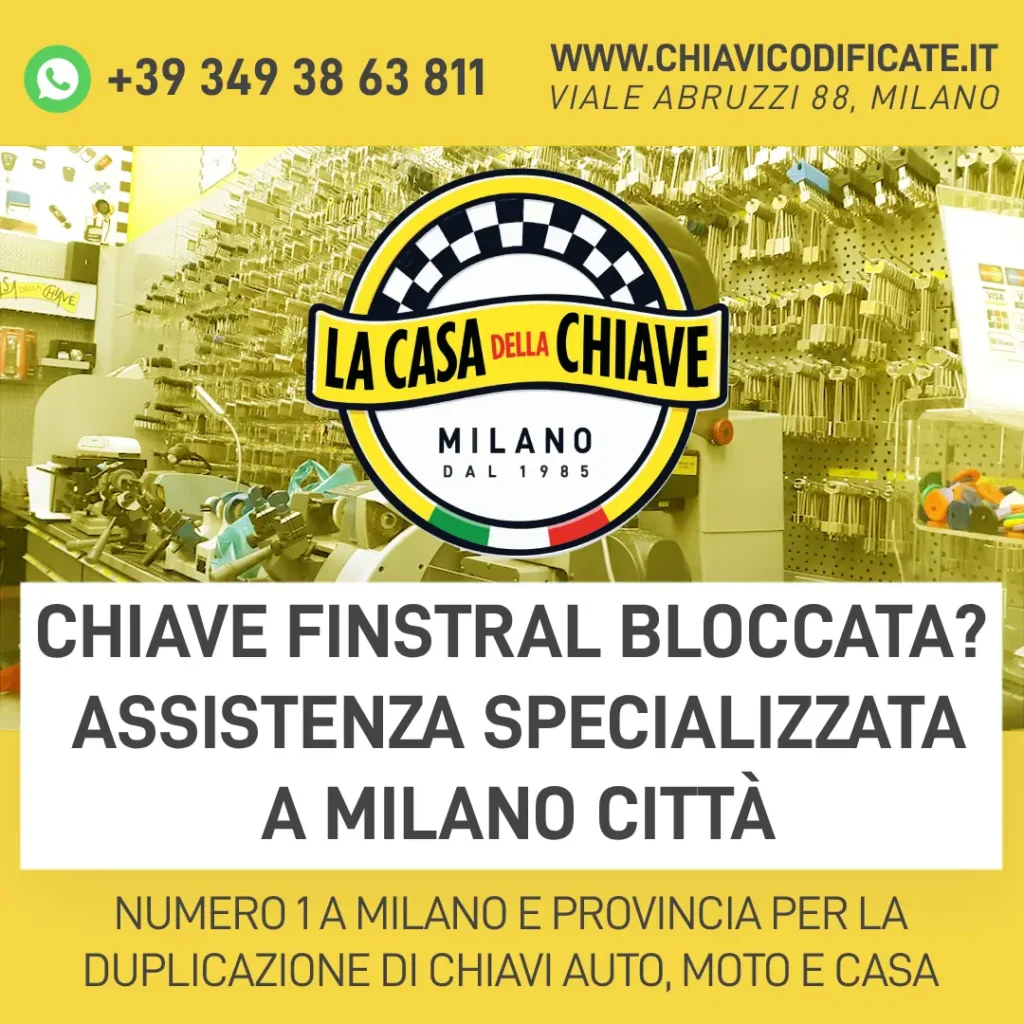 Chiave Finstral Bloccata? Assistenza Specializzata a Milano Città