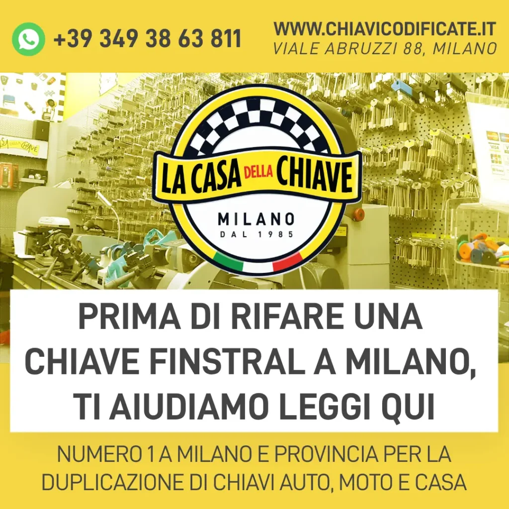 Prima di Rifare una Chiave Finstral a Milano, ti Aiudiamo Leggi Qui