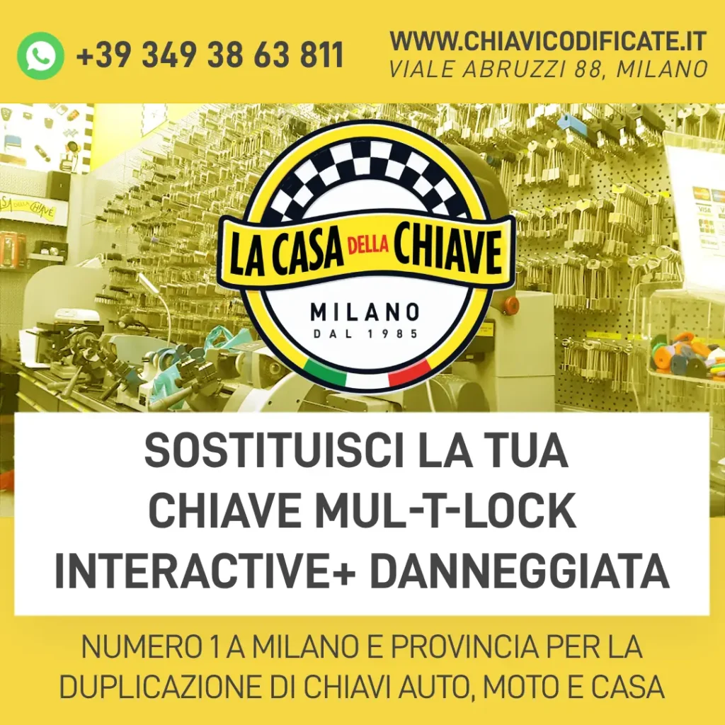 Sostituisci la Tua Chiave Mul-T-Lock Interactive+ Danneggiata