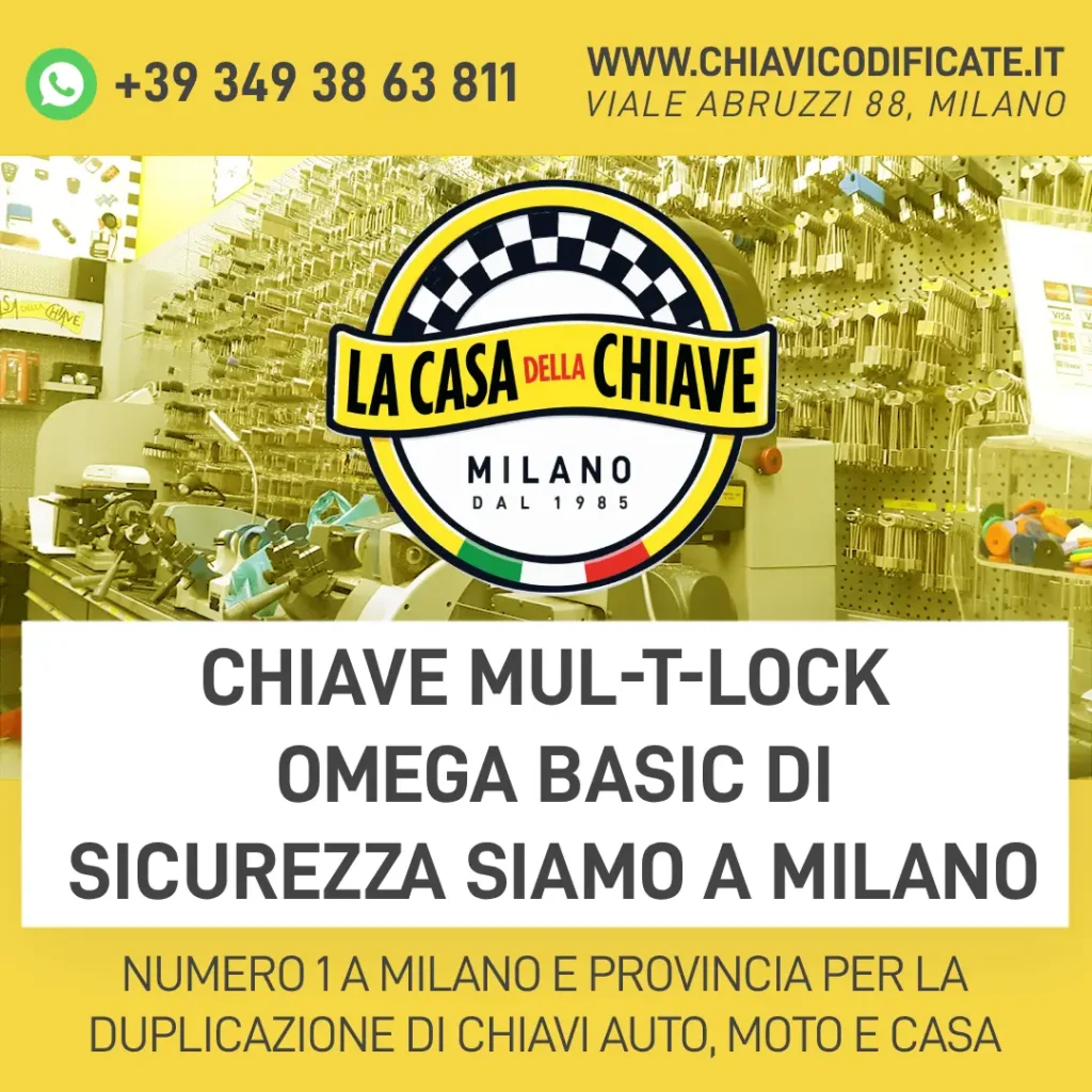 Chiave Mul-t-Lock Omega Basic di Sicurezza Siamo a Milano