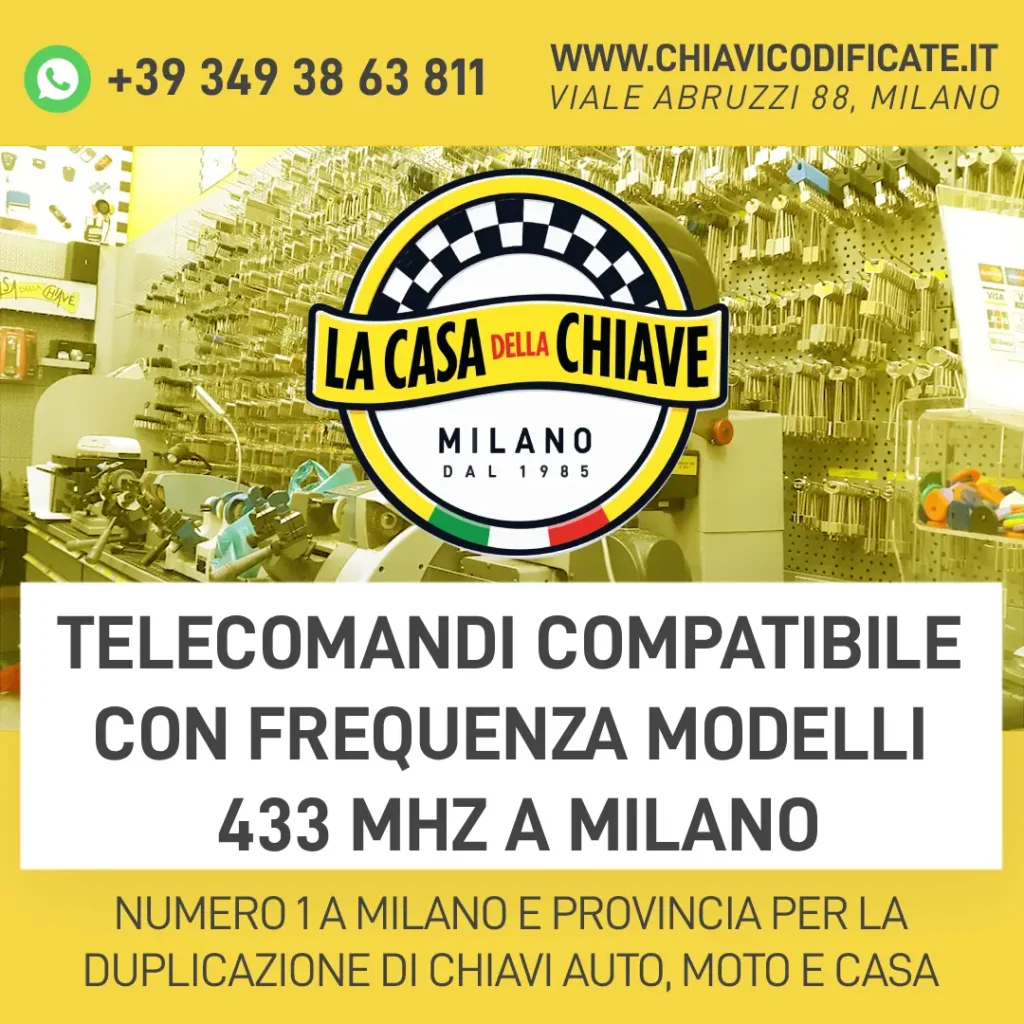 Telecomandi Compatibile con Frequenza modelli 433 MHz